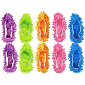 Sodial 3x(Shoes Covers Dust Duster Washable Mop Slippers Shoes For Floor Cleaning8488 Sodial 3x(Shoes Covers Dust Duster Washable Mop Slippers Shoes For Floor Cleaning8488