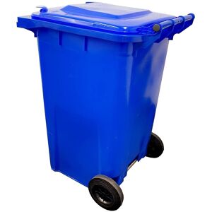Ppd 240l Standard Size Large Blue Recycling Wheelie Bin With Lid & Rubber Wheels Ppd 240l Standard Size Large Blue Recycling Wheelie Bin With Lid & Rubber Wheels