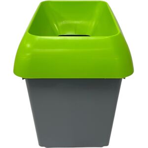 Chabrias Ltd Plastic 30 Litre Recycling Lime Green Bin With Sheet Of Recycling Logo Stickers Chabrias Ltd Plastic 30 Litre Recycling Lime Green Bin With Sheet Of Recycling Logo Stickers