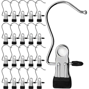 Does Not Apply 20 Pcs Laundry Hook Boot Hanging Hold Clips Portable Hanging Clothes Pins Hooks Does Not Apply 20 Pcs Laundry Hook Boot Hanging Hold Clips Portable Hanging Clothes Pins Hooks