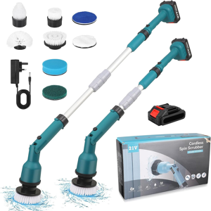 Does Not Apply 20v Electric Spin Scrubber, Cordless Electric Cleaning Brush With 4 Brush Heads Does Not Apply 20v Electric Spin Scrubber, Cordless Electric Cleaning Brush With 4 Brush Heads