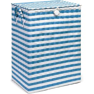 Arpan Washing Baskets For Laundry Plastic Bin Hamper Storage Basket Blue - Whit Arpan Washing Baskets For Laundry Plastic Bin Hamper Storage Basket Blue - Whit