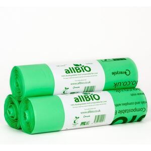 Allbio 140l Compostable Kerbside Bin Bags/garden Sacks – Pack Of 30 Allbio 140l Compostable Kerbside Bin Bags/garden Sacks – Pack Of 30