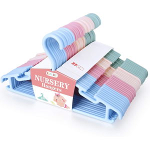 Does Not Apply 36 Pack Colour Plastic Nursery Hangers, Ultra Thin Space Saving Baby Hangers Wit Does Not Apply 36 Pack Colour Plastic Nursery Hangers, Ultra Thin Space Saving Baby Hangers Wit
