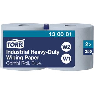 Tork Industrial Heavy Duty Wiping Paper, 3 Ply, Pack Of 2 Tork Industrial Heavy Duty Wiping Paper, 3 Ply, Pack Of 2
