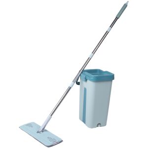 Sodial Flat Squeeze Mop With Bucket Hand Wringing Floor Cleaning Mop Microfiber1985 Sodial Flat Squeeze Mop With Bucket Hand Wringing Floor Cleaning Mop Microfiber1985