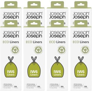 Joseph Joseph Iw6 Eco General Waste Bin Liners For Totem Bins–160 Bags–30 Litres Joseph Joseph Iw6 Eco General Waste Bin Liners For Totem Bins–160 Bags–30 Litres