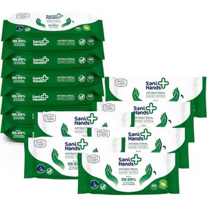 Sani Hands - Anti-Bacterial Hand Wipes - Dermatologically Tested, Non-Sticky Bi Sani Hands - Anti-Bacterial Hand Wipes - Dermatologically Tested, Non-Sticky Bi