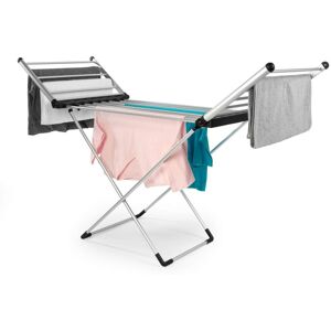 Beldray Heated Clothes Airer Drying Rack Collapsible Heated Bars 230w-Blk/silver Beldray Heated Clothes Airer Drying Rack Collapsible Heated Bars 230w-Blk/silver