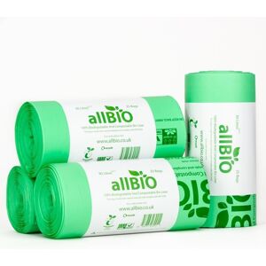 Allbio 30l Compostable Kitchen & Kerbside Bin Bags – Pack Of 100 Allbio 30l Compostable Kitchen & Kerbside Bin Bags – Pack Of 100