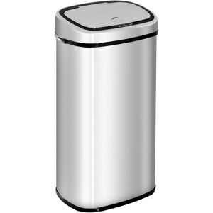 Homcom 68l Automatic Sensor Bin Touchless Stainless Steel Kitchen Rubbish Bin Silver Homcom 68l Automatic Sensor Bin Touchless Stainless Steel Kitchen Rubbish Bin Silver
