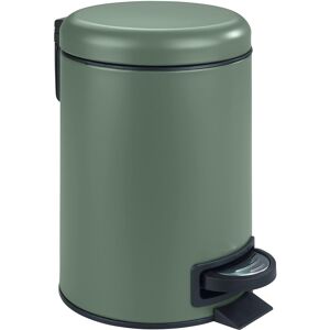 Wenko Cosmetic Pedal Bin Leman Dark Green 3l Wenko Cosmetic Pedal Bin Leman Dark Green 3l