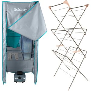 Beldray Clothes Airer & Heated Pod Drying System 3 Tier Foldable Heated Rack Beldray Clothes Airer & Heated Pod Drying System 3 Tier Foldable Heated Rack