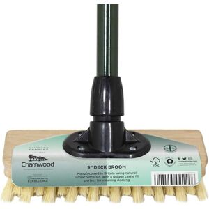 Charles Bentley Charnwood 9\" Deck Broom & Scraper Garden Maintenance Fsc Charles Bentley Charnwood 9\" Deck Broom & Scraper Garden Maintenance Fsc