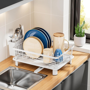 Does Not Apply Dish Drainer Rack With Drip Tray Kitchen Dish Drying Rack With 360°swivel Spout Does Not Apply Dish Drainer Rack With Drip Tray Kitchen Dish Drying Rack With 360°swivel Spout