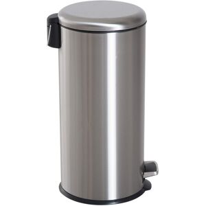 Homcom Foot Pedal Bin Stainless Steel Metal Waste Rubbish Lid Kitchen Garbage Homcom Foot Pedal Bin Stainless Steel Metal Waste Rubbish Lid Kitchen Garbage