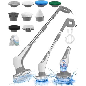 Does Not Apply Electric Spin Scrubber, Ipx8 Waterproof Cordless Electric Cleaning Brush With 9 Does Not Apply Electric Spin Scrubber, Ipx8 Waterproof Cordless Electric Cleaning Brush With 9