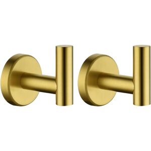 Jqk Bath Towel Hook, Brushed Gold Coat Robe Clothes Hook For Bathroom Kitchen G Jqk Bath Towel Hook, Brushed Gold Coat Robe Clothes Hook For Bathroom Kitchen G