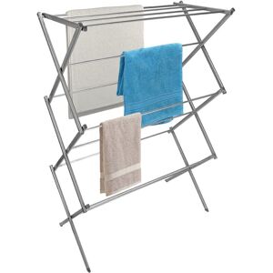 Top Home Solutions 3 Tier Silver Grey Indoor New Heavy Duty Horse Maiden Dryer Clothes Airrer Top Home Solutions 3 Tier Silver Grey Indoor New Heavy Duty Horse Maiden Dryer Clothes Airrer