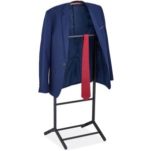 Relaxdays Valet Stand Coat Hanger Suit Organiser Wooden Stylish Valet Rack Clothing Stand Relaxdays Valet Stand Coat Hanger Suit Organiser Wooden Stylish Valet Rack Clothing Stand