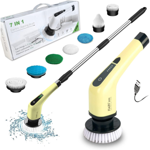 Does Not Apply Electric Spin Scrubber, Cordless Cleaning Brush With 7 Replaceable Drill Brush Does Not Apply Electric Spin Scrubber, Cordless Cleaning Brush With 7 Replaceable Drill Brush