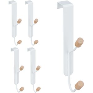 Relaxdays 15 Door Hooks Double Set Coats Clothes Hallway Wardrobe Bedroom Bathroom Towels Relaxdays 15 Door Hooks Double Set Coats Clothes Hallway Wardrobe Bedroom Bathroom Towels