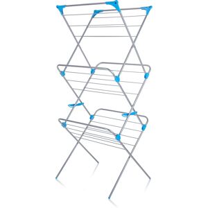 Minky 3 Tier Trio 15m Indoor Concertina Clothes Airer Dryer - Silver Minky 3 Tier Trio 15m Indoor Concertina Clothes Airer Dryer - Silver