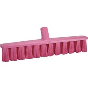 Vikan 31731 16\" Ust Push Broom, Medium, Pink Vikan 31731 16\" Ust Push Broom, Medium, Pink