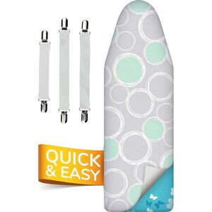 Smart&gentle Super Soft 5 Layer Turbo Ironing Board Covers 125 X 45 Cm - 50% Faster With Hig Smart&gentle Super Soft 5 Layer Turbo Ironing Board Covers 125 X 45 Cm - 50% Faster With Hig