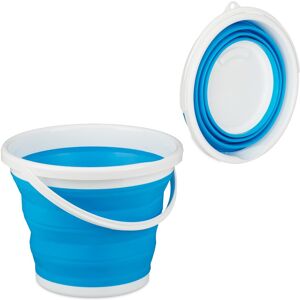 Relaxdays Collapsible Bucket Folding Bin Portable Pail Lightweight 10 Litre Durable Relaxdays Collapsible Bucket Folding Bin Portable Pail Lightweight 10 Litre Durable