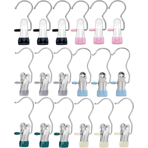 Does Not Apply Boot Hangers For Closet, 18 Pcs Hanging Clips Hook Clothes Pins For Laundry, Han Does Not Apply Boot Hangers For Closet, 18 Pcs Hanging Clips Hook Clothes Pins For Laundry, Han