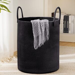 Youdenova Laundry Basket Cotton Rope Large Blanket Basket Woven Storage Basket Youdenova Laundry Basket Cotton Rope Large Blanket Basket Woven Storage Basket