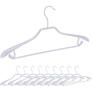 Relaxdays Suit Coat Wide Non-Slip Sturdy Wardrobe Organiser Grey Hanger Set Jacket Holder Relaxdays Suit Coat Wide Non-Slip Sturdy Wardrobe Organiser Grey Hanger Set Jacket Holder
