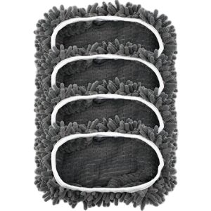 Sodial 3x(4pcs Reusable Mop Pad For Sweeper Wet Dry Mop Cloth Washable1195 Sodial 3x(4pcs Reusable Mop Pad For Sweeper Wet Dry Mop Cloth Washable1195