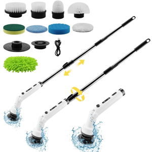 Does Not Apply Electric Spin Scrubber Cleaning Brush Kit, With 180° Bathroom Shower Cleaning Br Does Not Apply Electric Spin Scrubber Cleaning Brush Kit, With 180° Bathroom Shower Cleaning Br