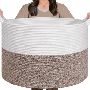 Timeyard Xxxlarge Storage Basket Woven Laundry Hamper Cotton Rope Basket Baby Laundry Bl Timeyard Xxxlarge Storage Basket Woven Laundry Hamper Cotton Rope Basket Baby Laundry Bl