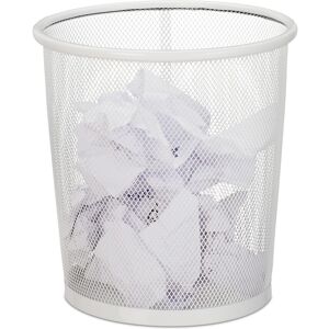 Relaxdays Wastebasket Round Waste Bin Office Trash Can Decorative Rubbish Basket 8 L Relaxdays Wastebasket Round Waste Bin Office Trash Can Decorative Rubbish Basket 8 L