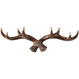 3x(Vintage Deer Antlers Wall Hooks -28cm Wall Mounted Clothes Hanger Coat5014 3x(Vintage Deer Antlers Wall Hooks -28cm Wall Mounted Clothes Hanger Coat5014