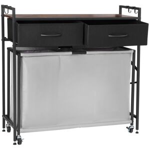 Vevor 3 Section Laundry Sorter Rolling Laundry Hamper With Drawers Hooks Wheels Vevor 3 Section Laundry Sorter Rolling Laundry Hamper With Drawers Hooks Wheels