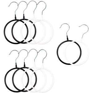 Sodial 2x(10pcs Scarf Tie Storage Rack Scarves Holder Metal Coat Hanger4526 Sodial 2x(10pcs Scarf Tie Storage Rack Scarves Holder Metal Coat Hanger4526