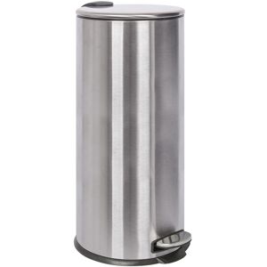 Harbour Housewares 1x Brushed 30l Round Stainless Steel Kitchen Pedal Bin Rubbish Waste Dustbin Harbour Housewares 1x Brushed 30l Round Stainless Steel Kitchen Pedal Bin Rubbish Waste Dustbin