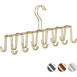 Relaxdays Set Of 4 Metal Belt Hangers Tie Holder Clothes Hanger Wardrobe Organiser Gold Relaxdays Set Of 4 Metal Belt Hangers Tie Holder Clothes Hanger Wardrobe Organiser Gold