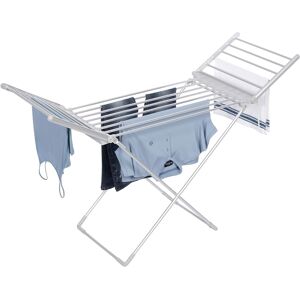 Daewoo Foldable Portable Heated Clothes Airer - 230w 10kg Max Load 1.4m Cable Daewoo Foldable Portable Heated Clothes Airer - 230w 10kg Max Load 1.4m Cable