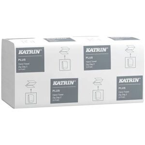 Katrin Plus Zig Zag 2-Ply White 200 Sheets (Pack Of 20) 35311 Katrin Plus Zig Zag 2-Ply White 200 Sheets (Pack Of 20) 35311