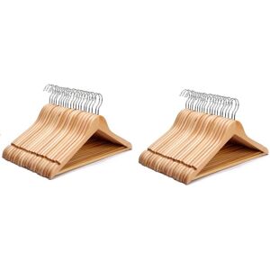Care+ - Hanger Set - Wooden - 100 Pcs - Coat Hangers Care+ - Hanger Set - Wooden - 100 Pcs - Coat Hangers