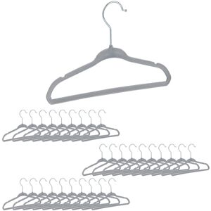 Relaxdays Set Of 150 Velvet Baby Coat Hangers Clothes Holder Wardrobe Organiser Grey Relaxdays Set Of 150 Velvet Baby Coat Hangers Clothes Holder Wardrobe Organiser Grey