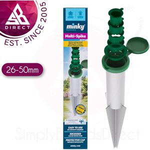 Minky - Multi Fit Soil Spike - 26-50mm - Rotary Airers & Parasols - Ground Spike Minky - Multi Fit Soil Spike - 26-50mm - Rotary Airers & Parasols - Ground Spike