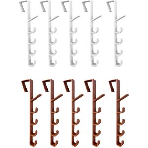 3x(Portable Door Hanger Multifunctional Five-Section Hook Household Door4873 3x(Portable Door Hanger Multifunctional Five-Section Hook Household Door4873
