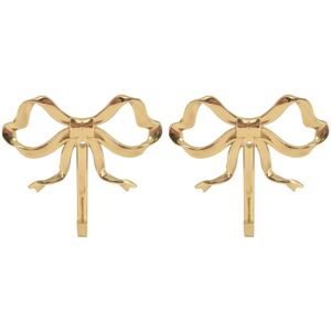 Sodial 3x(2pcs Decorative Bow Hanger Towel Hook Bow Shaped Hat Hooks Brass Bow8122 Sodial 3x(2pcs Decorative Bow Hanger Towel Hook Bow Shaped Hat Hooks Brass Bow8122