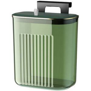 Sodial 2x(9l Cover Wall Mounted Trash Can With Lid Waste Bin Kitchen Cabinet Door7046 Sodial 2x(9l Cover Wall Mounted Trash Can With Lid Waste Bin Kitchen Cabinet Door7046